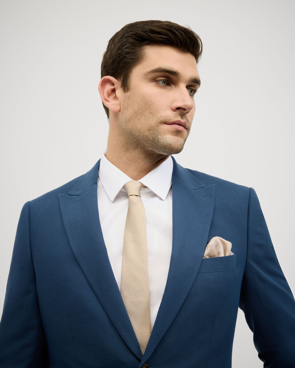 Single Breasted Tailored Jacket, Steel Blue, hi-res